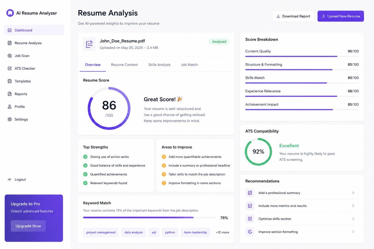 AI Resume Analyzer